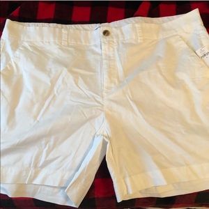 NWT White 5 Inch Inseam Shorts